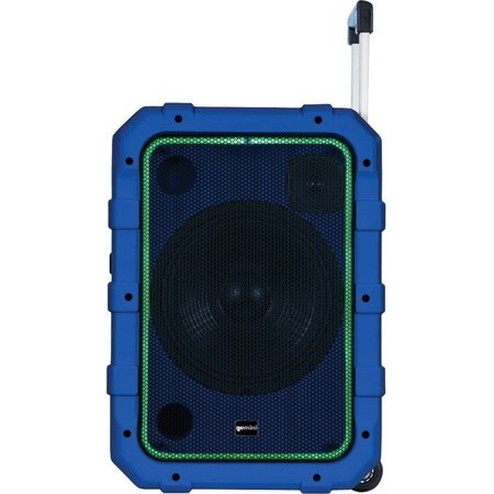 GEMINI Mpa-2400 Portable Bluetooth Party Speaker (Blue) MPA-2400BLU